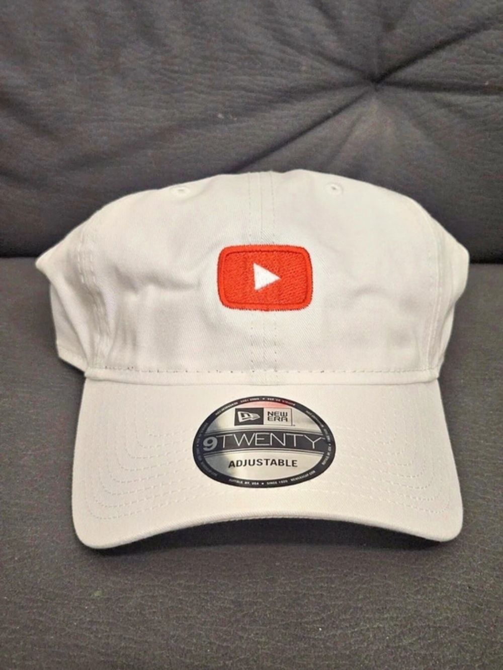 New Era YouTube Brandcast New Era 9TWENTY Adjustable Cap White